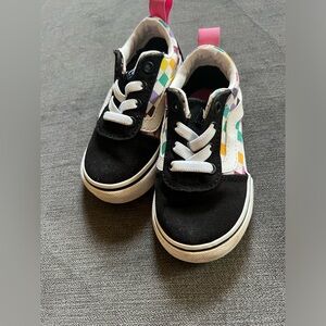 Vans Kids Sneakers - Black and Multicolor